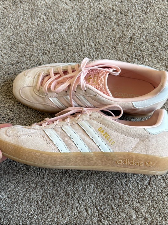adidas Gazelle Light Pink Suede Sneakers Size 7.5-8 - Picture 5 of 9